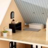 Wooden Doll House Bathroom Furniture & Accessories (6 pcs) - Image 6