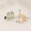 Wooden Doll House Kids Room Furniture & Accessories (6 pcs)