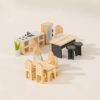 Wooden Doll House Kitchen Furniture & Accessories (11 pcs) - Image 2