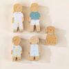 Set of 5 Family Wooden Dollhouse Characters - Image 8