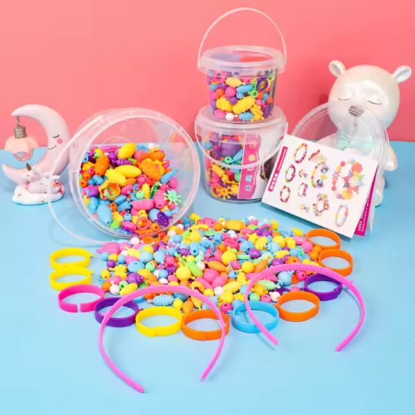 Pop Beads Bucket 550pcs - Image 5