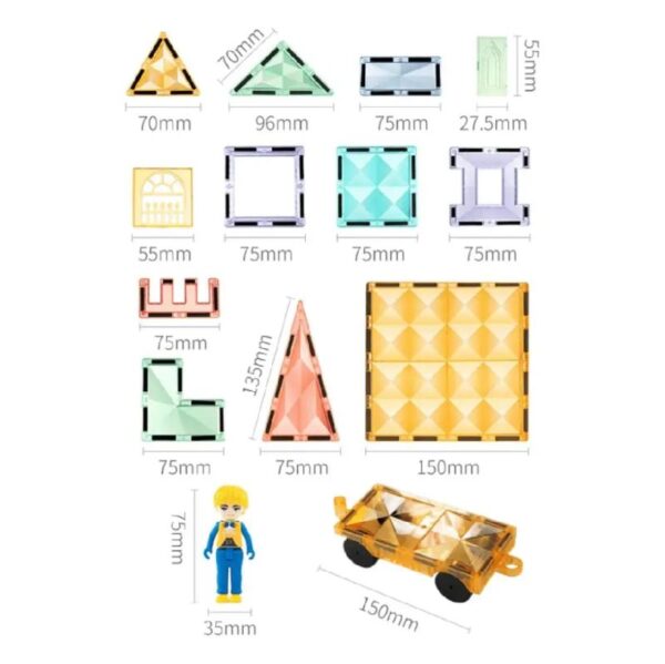 Magnetic Tiles 100 Pc - Image 2