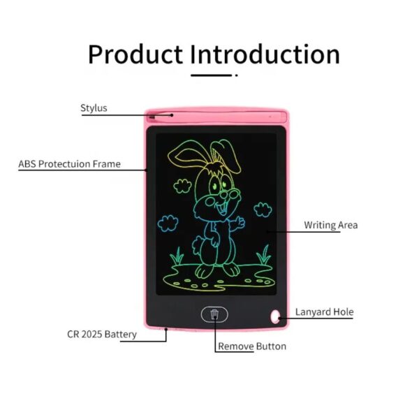 Doodle Pad 6.5" Drawing Tablet 6.5" - Pink - Image 5