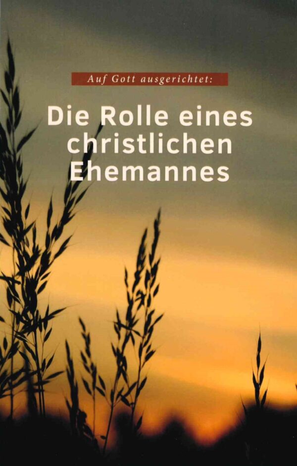 German Die Rolle eines christlichen Ehemannes