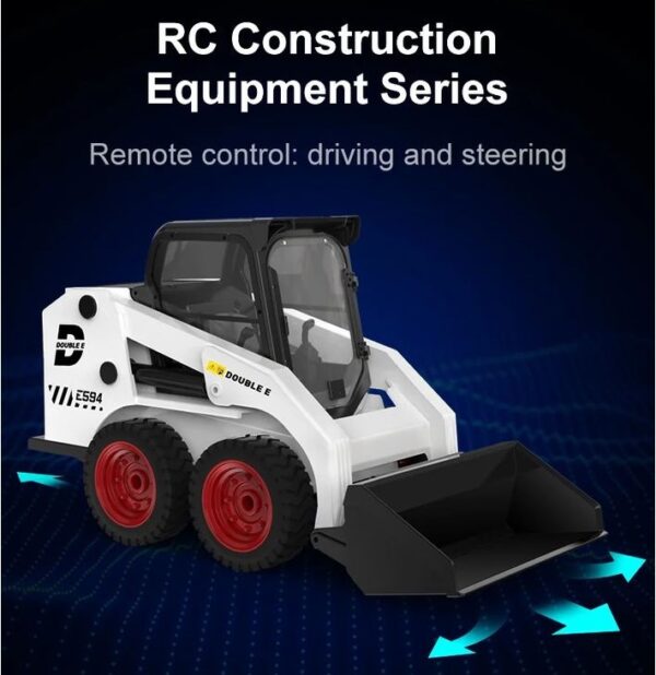 DOUBLE E 1:14 RC Skid Steer Loader E594 - Remote Control Skid Steer - Image 3