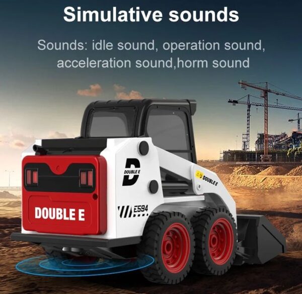 DOUBLE E 1:14 RC Skid Steer Loader E594 - Remote Control Skid Steer - Image 8