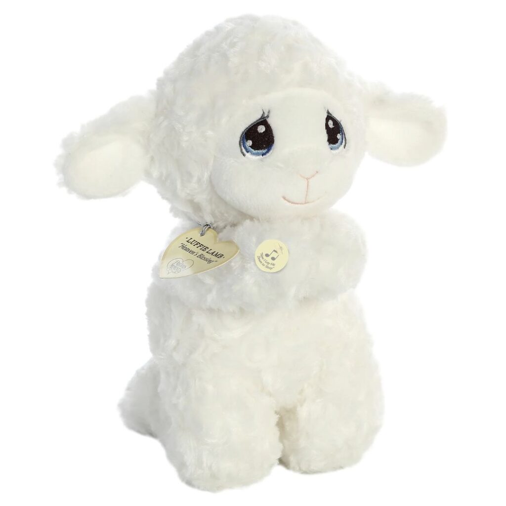 Image of 10″ Luffie Praying Lamb – English