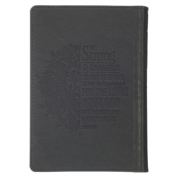 KJV Bible Compact Faux Leather, Black/Gray - Image 2