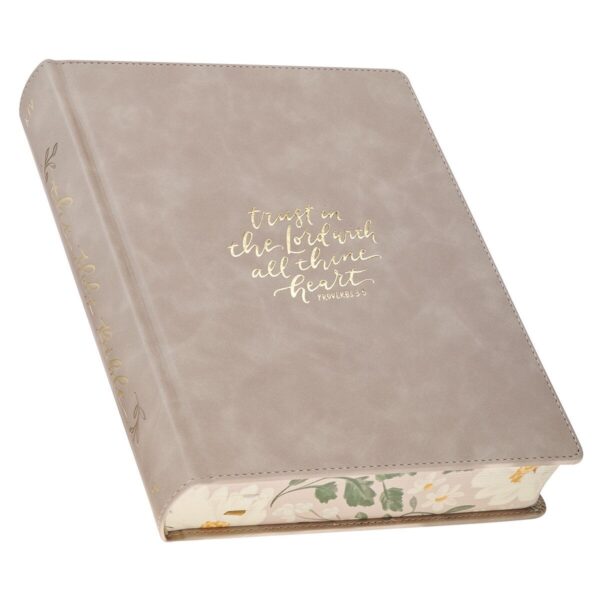 KJV Bible Note-taking LP Faux Leather HC Trust the Lord, Prov. 3:5