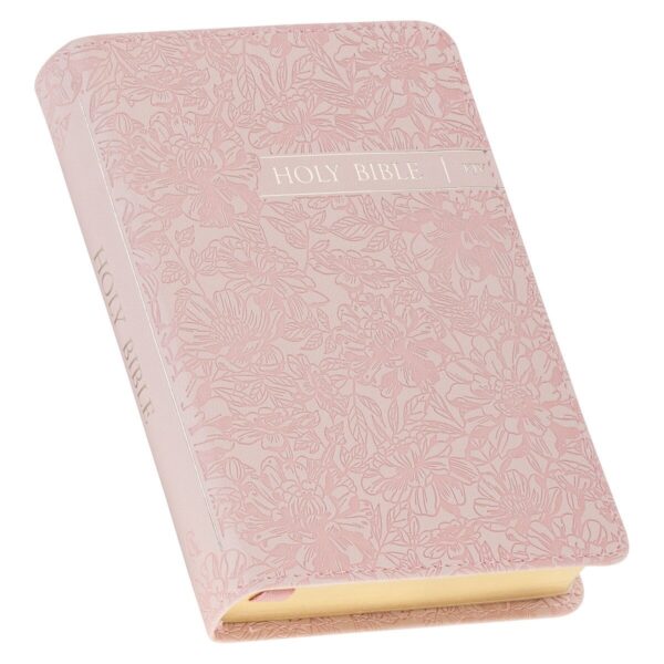 KJV Bible Pocket Faux Leather, Pink