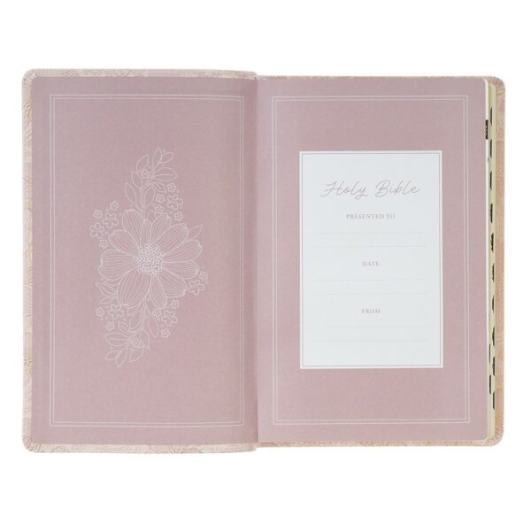 KJV Bible Deluxe Gift Faux Leather, Pink - Image 3