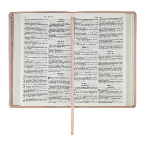 KJV Bible Gift Edition Faux Leather Taupe - Image 3