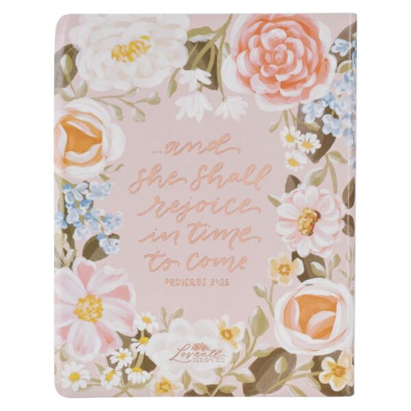 KJV Note-taking Bible Faux Leather Strength & Dignity Prov. 31:25 - Image 2