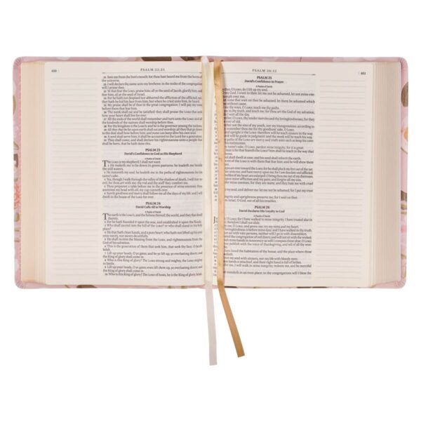KJV Note-taking Bible Faux Leather Strength & Dignity Prov. 31:25 - Image 3