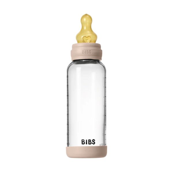 Baby Glass Bottle Set 8oz Latex - Blush