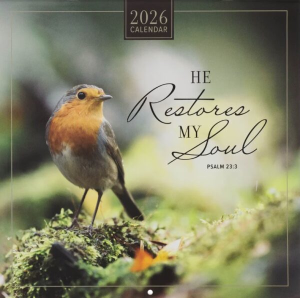 2026 Calendar Lg Restore my Soul