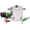 Stock Pot 24 qt  5 ply Maxam - Image 3