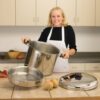 Stock Pot 24 qt  5 ply Maxam - Image 4