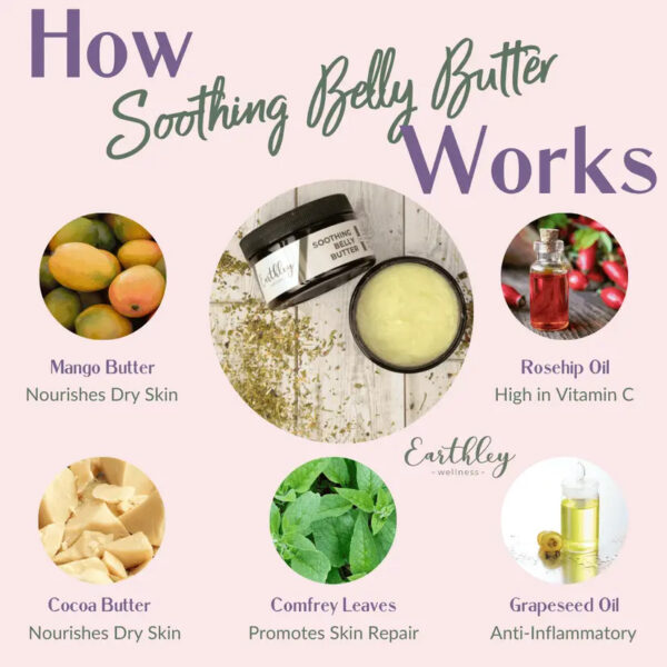 Soothing Belly Butter 4oz.  -  Pre-Order Now | ETA: Mid June - Image 2