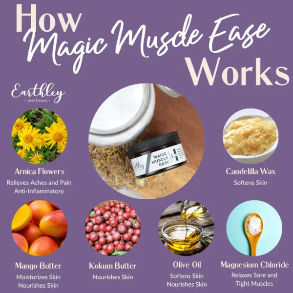 Magic Muscle Ease 4 oz.  UNSCENTED  -  Pre-Order Now | ETA: Mid June - Image 2