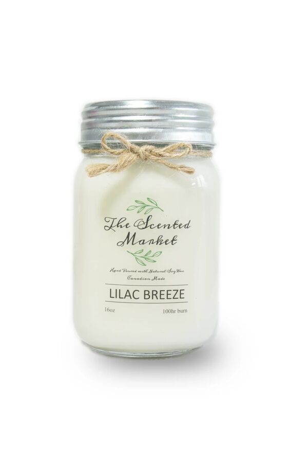 Soy Wax Candle - Lilac Breeze 16 oz - Image 2