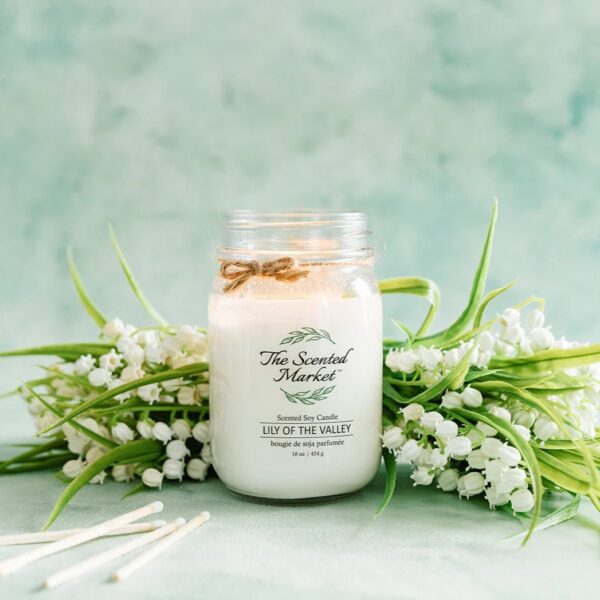 Soy Wax Candle - Lily Of The Valley 16 oz