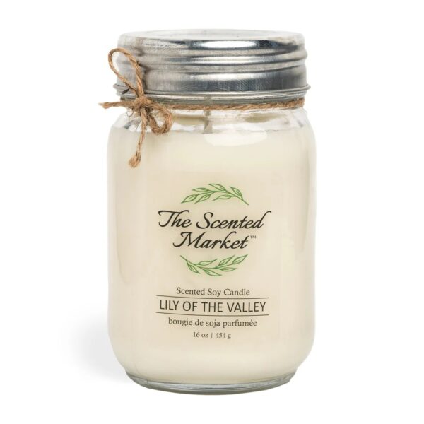 Soy Wax Candle - Lily Of The Valley 16 oz - Image 2