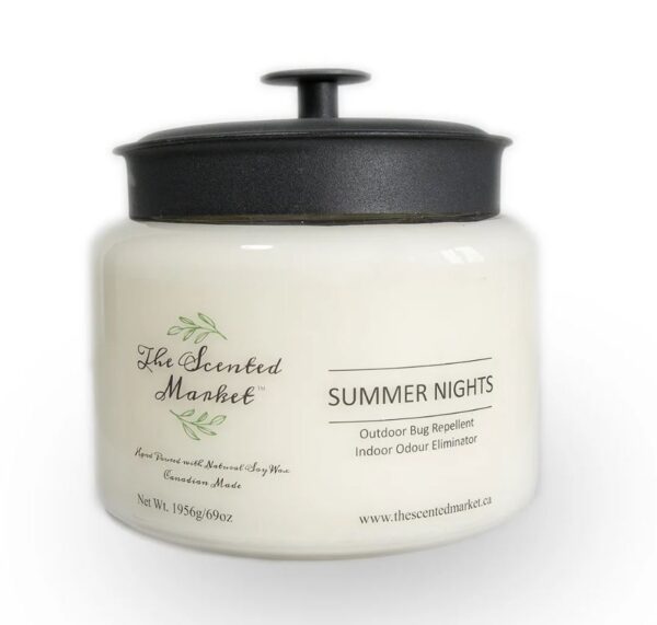 Soy Wax 4 Wick Candle - Summer Nights 69 oz - Image 3