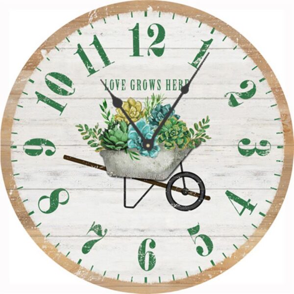 Succulent Clock