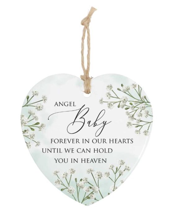 Heart Orn Baby In Our Hearts