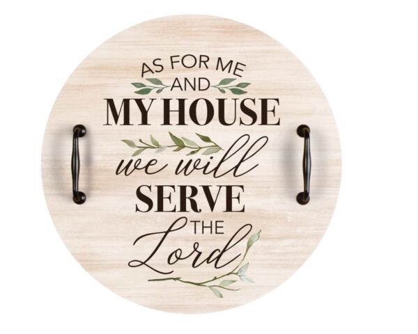 Wood Tray Serve The Lord