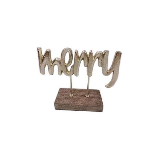 Merry Standing Sign
