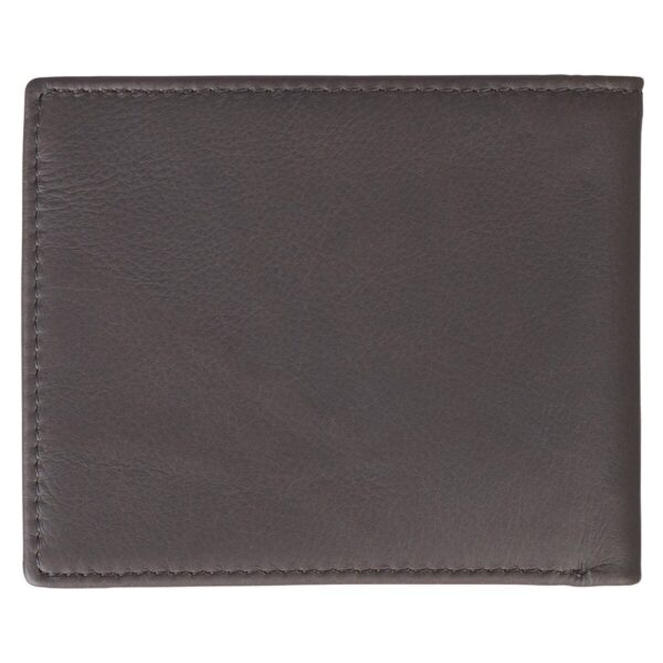Wallet Leather Gray Strong in the Lord Eph. 6:10 - Image 2