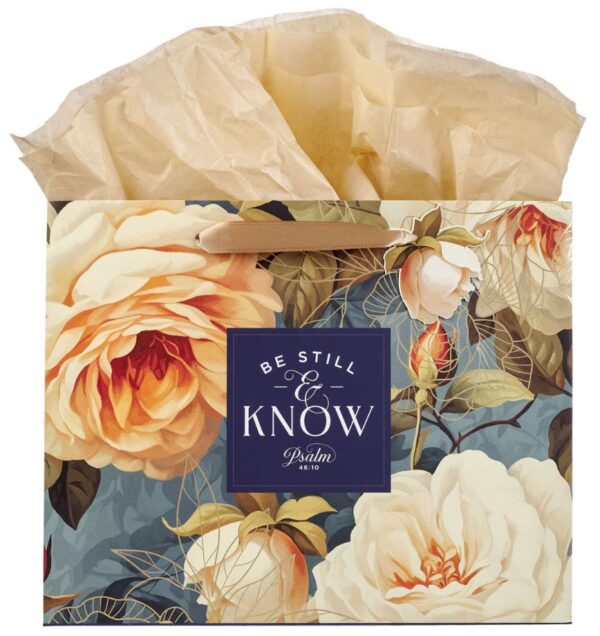Gift Bag LG Landscape Be Still Ps. 46:10
