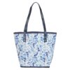 Tote Bag Blue Floral Trust Prov. 3:5 - Image 2