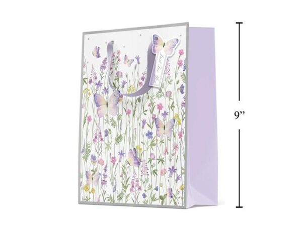 Medium Gift Bag, Bfly  Garden