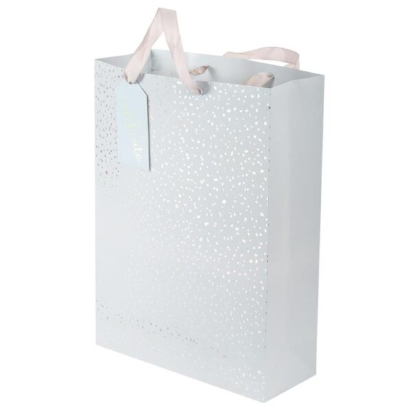 Jumbo Gift Bag, Grey Spkle