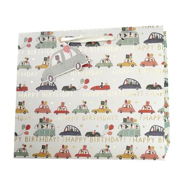 Bday Cars Med. Gift Bag