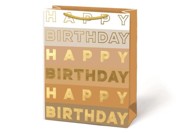 Happy Bday Large Gift Bag