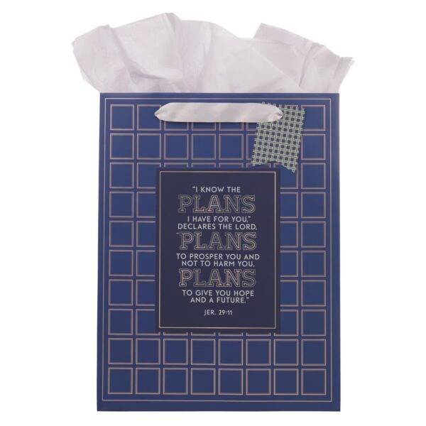Gift Bag LG Portrait Grad Plans Jer. 29:11