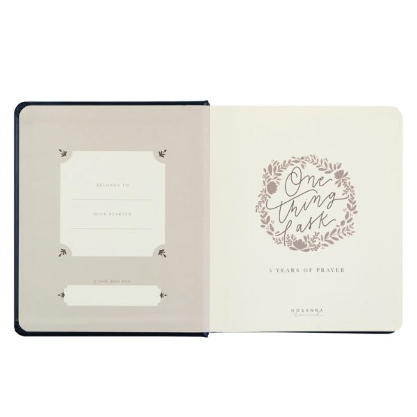 One Thing I Ask 5-Year Prayer Journal: Versailles Theme - Image 5