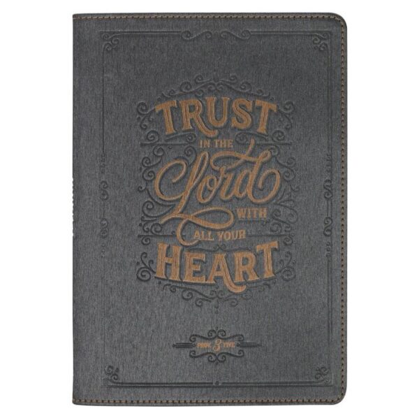 Journal Classic Charcoal Trust in the Lord Prov. 3:5