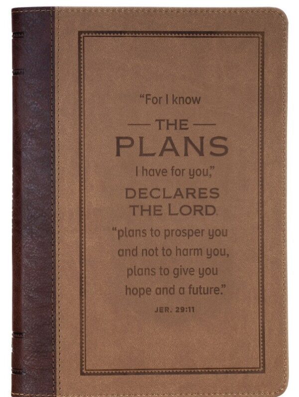 Journal Classic Zip Brown I Know the Plans 29:11