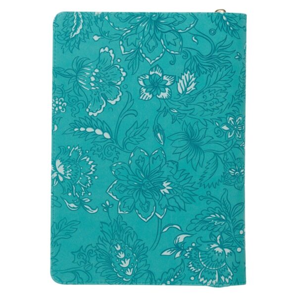 Journal Classic Zip Teal Trust in the Lord Prov. 3:5 - Image 2