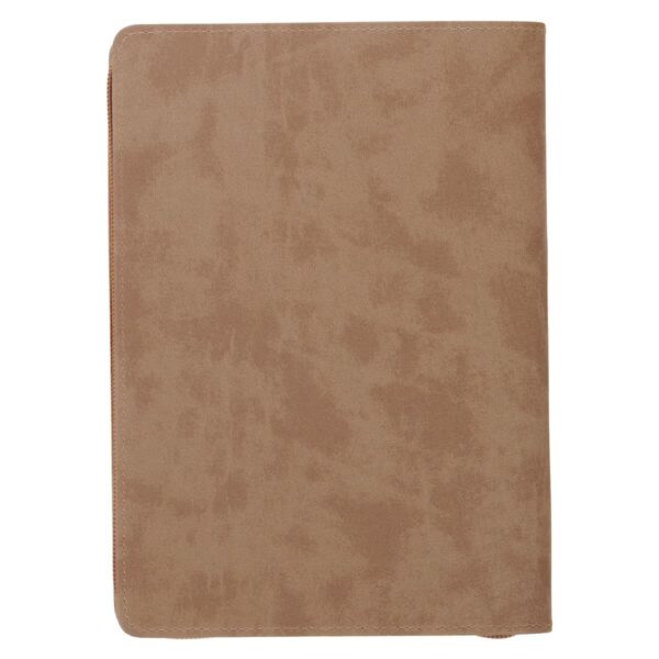 Journal Classic Zip Brown Strong and Courageous Josh. 1:9 - Image 2