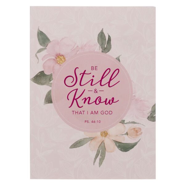 Notebook Bound Pink Be Still & Know Ps. 46:10