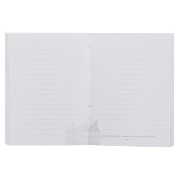Notebook Bound Brown Run with Perseverance Heb. 12:1 - Image 3