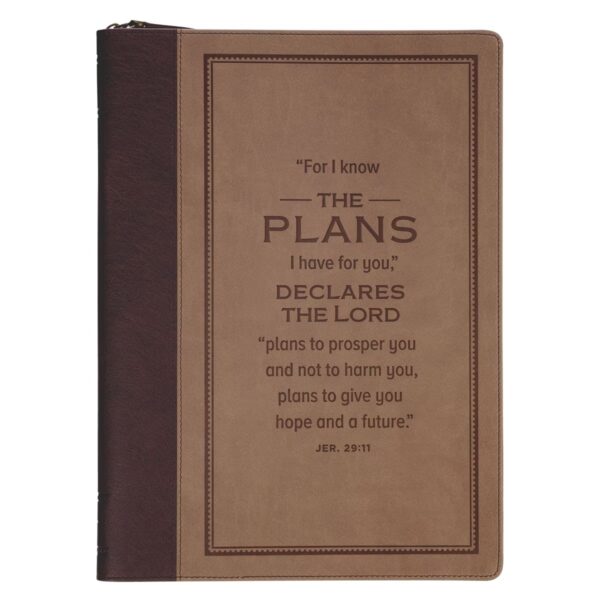 Padfolio Faux Leather I Know the Plans Jer. 29:11