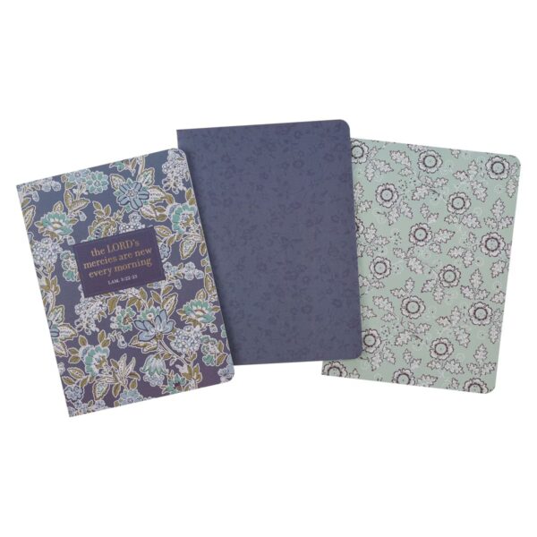 Notebook Set 3pc New Mercies Lam. 3:22-23