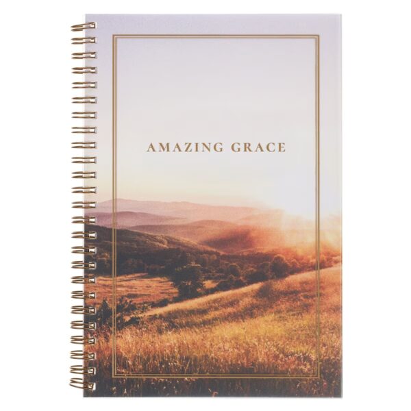 Notebook Spiral-bound  PVC Cover Crown of Thorns/Amazing Grace Is. 53:5